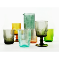 Colorful Dringking Glass Juice Glass pitcher tumbler set